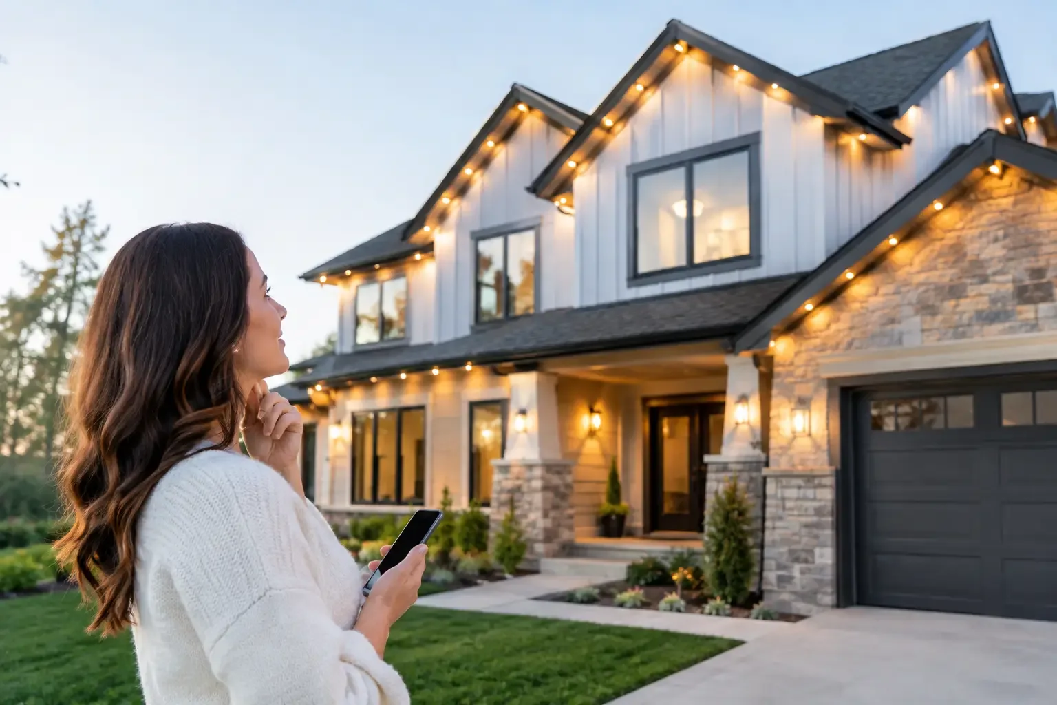 Featured image for How Much Do Permanent Lights Cost for a Home?