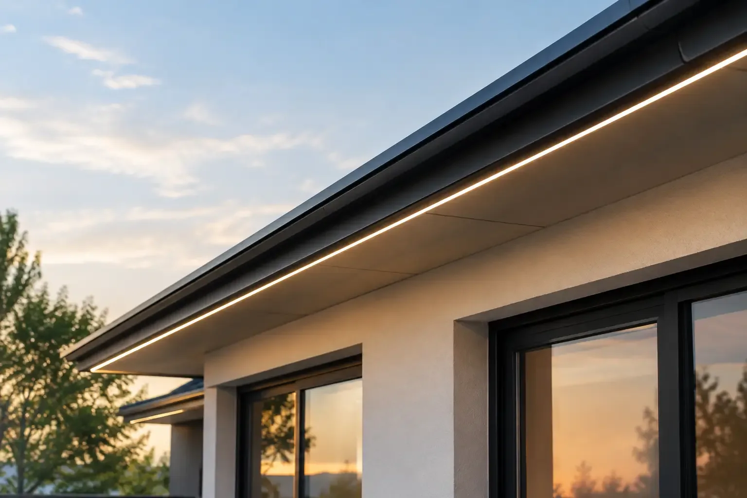 Featured image for Low Profile Roofline Light Track for Your Home